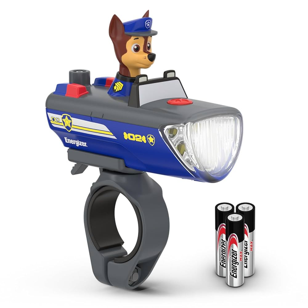 Energizer PAW Patrol Chase Bike Light, Ideal for Kid's Bikes and Scooters, PAW Patrol Toy Flashli... | Amazon (US)