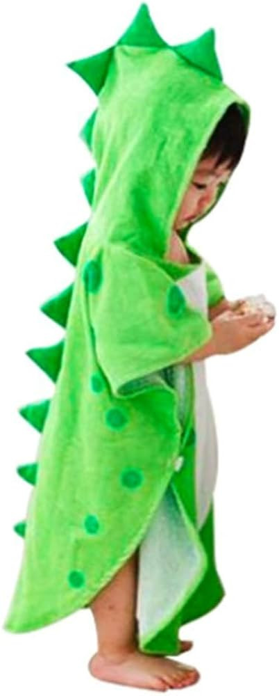Maleroads Soft Cotton Baby Bath Towel Beach Towel Bathrobe for Kids 0-4 Years (Green Dinosaur, 21... | Amazon (US)
