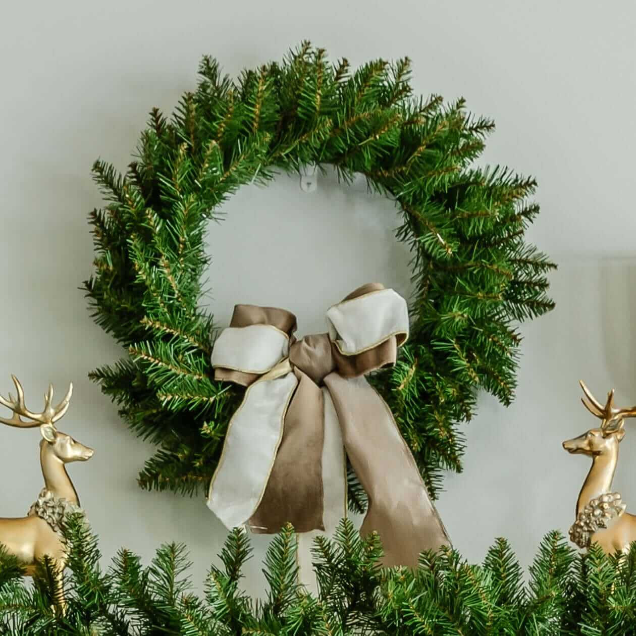 24"" Yorkshire Fir Wreath Unlit | King of Christmas