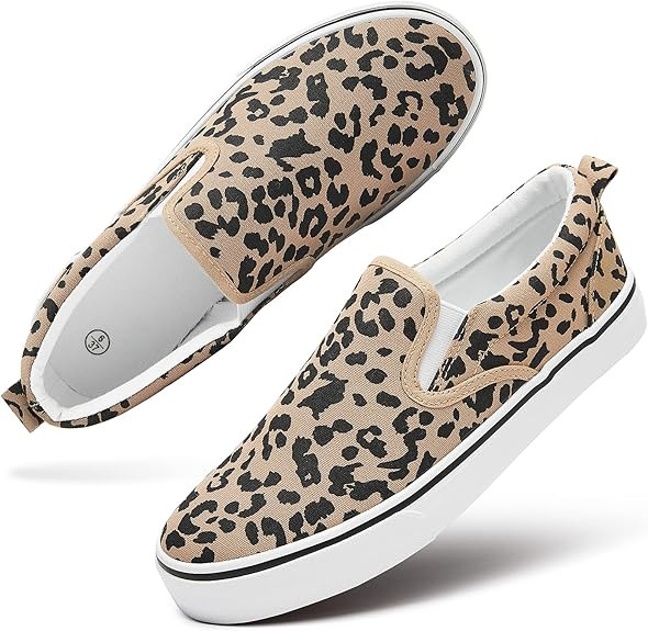 Women's Slip on Shoes Canvas Sneakers Loafers Non Slip Shoes Low Top Casual Shoes | Amazon (US)
