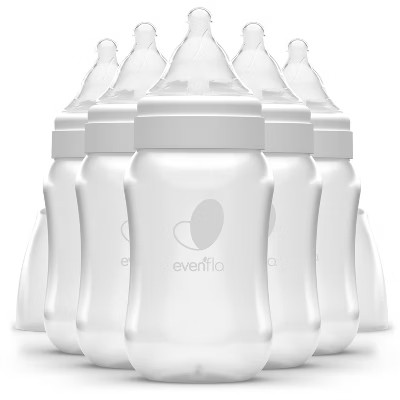 Evenflo 6pk Balance Wide-Neck Anti-Colic Baby Bottles - 9oz | Target