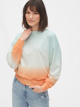 Tie-Dye Cropped Sweatshirt  in French Terry | Gap (US)