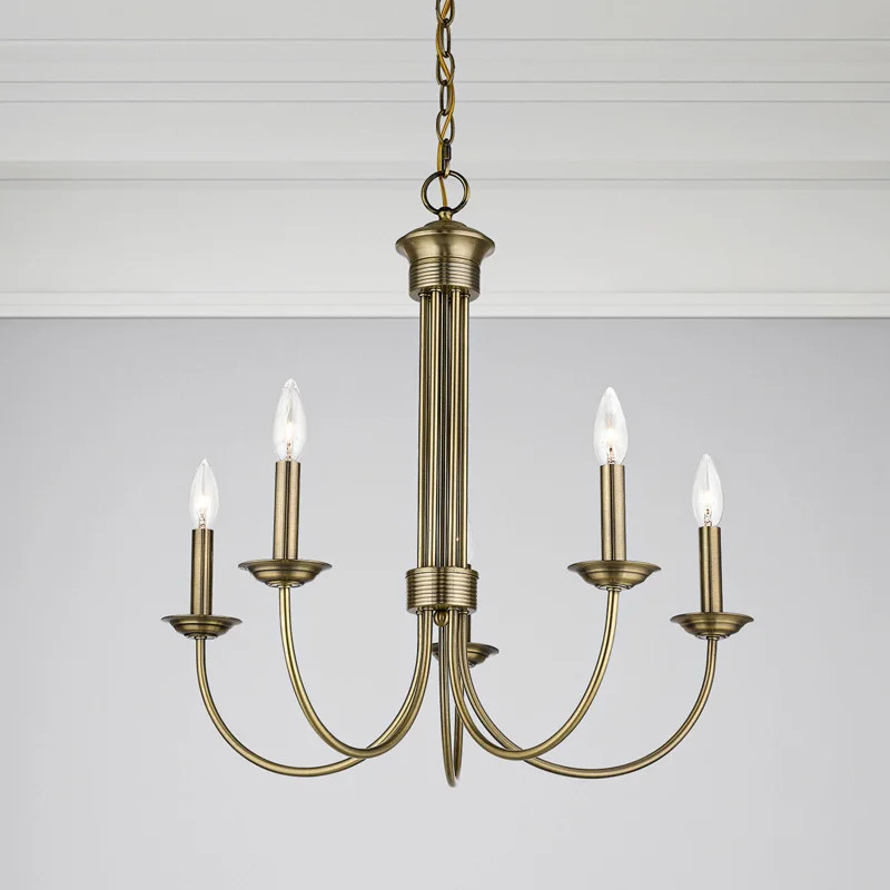 Arunvir 5-Light Dimmable Candle Style Chandelier | Wayfair North America