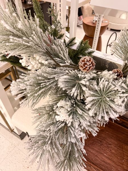The prettiest flocked stems! Add them into a tree for a fuller look or a vase! And the price cab’t be beat!

Target. Christmas. Holiday. Christmas Tree. Decorations. Home Decor.

#LTKunder50 #LTKHoliday #LTKhome