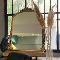 Antique Gold Mirror Gift For Home, Decorated With Gilding Italian Vintage Mirror, That Beautifies Your Fireplace & Home Decor | Etsy (US)