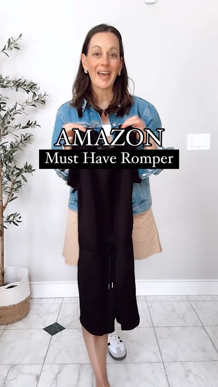 The cutest romper from Amazon! Makes the perfect spring outfit with a jean jacket and sneakers! Runs true to size or size up if in between.  I’m in the small and I am 5’4”.



#LTKover40 #LTKsalealert #LTKfindsunder50