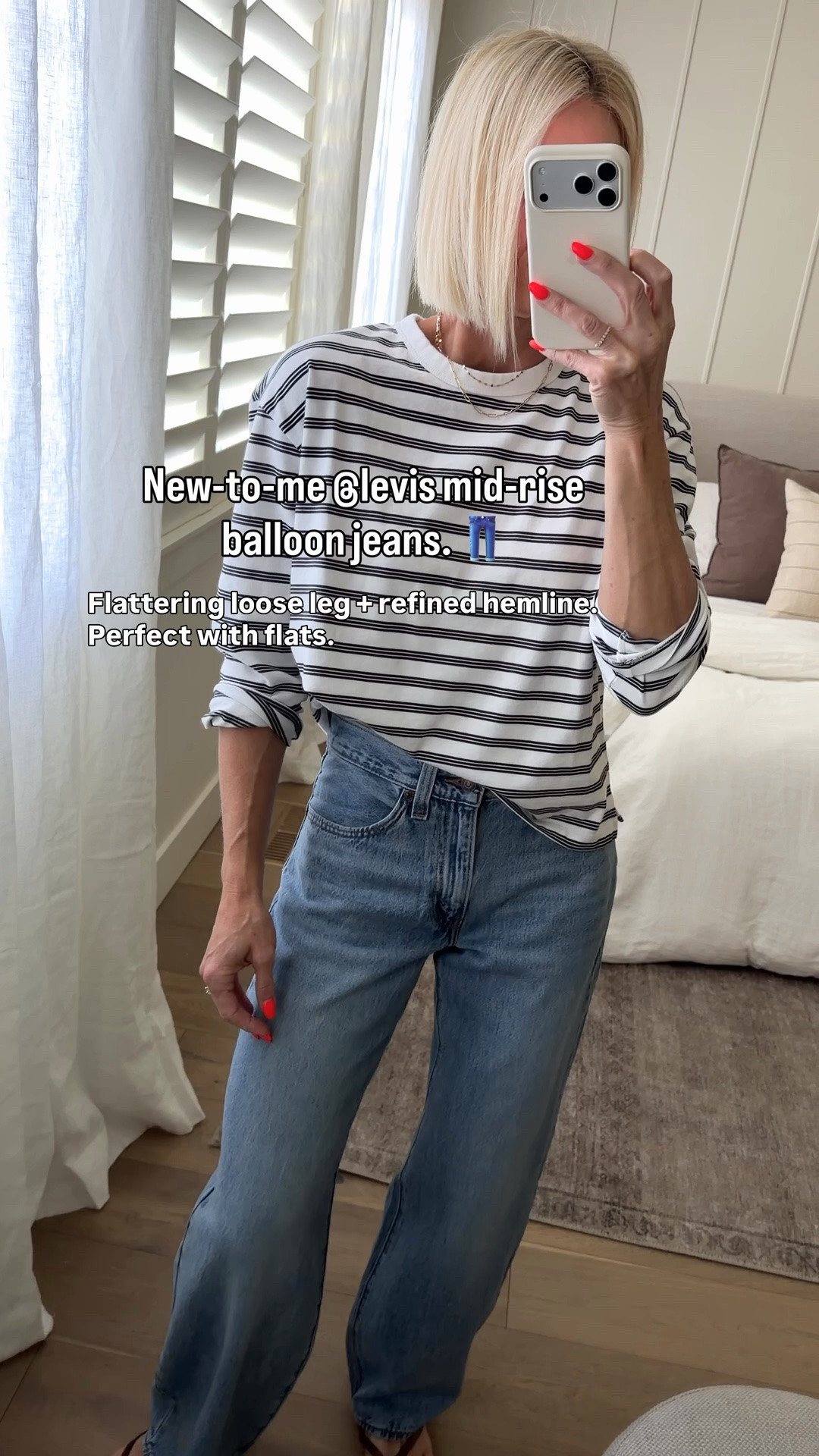A few of my go-to @levi 👖
Middy Balloon for flats, Ribcage for boots and clogs, and 90s Ankle for casual days with sneakers.
🚨up to 40% off when you fill your cart! Hurry — sale through 9/21.
Different silhouettes, but they all fit true to size—and make my butt and legs look good.

#levisLTKPartner

#LTKgrwm #LTKOver40 #LTKmomlife