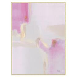 Mia Hollywood Regency Pink Abstract Painting - 59x44 | Kathy Kuo Home