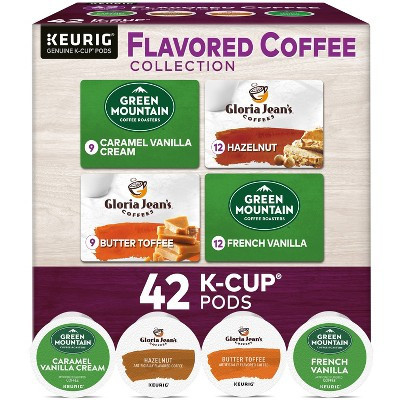 Keurig Flavored Coffee Collection Keurig K-Cup Coffee Pods Variety Pack Medium Roast - 42ct | Target
