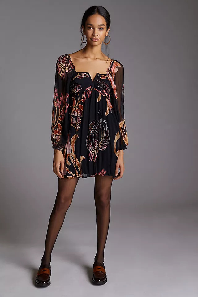 Let Me Be Babydoll Mini Dress | Anthropologie (US)