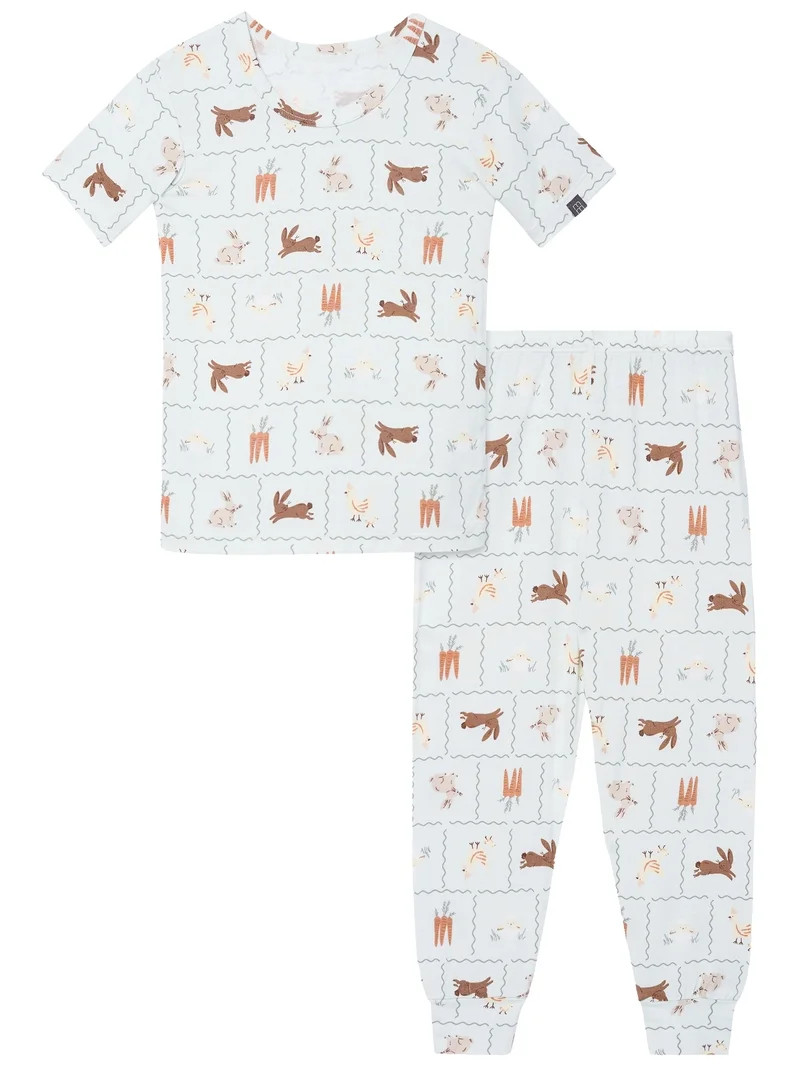 Modern Moments by Gerber Toddler Neutral Super Soft Easter Pajama Set, 2-Piece, Sizes 12M-5T | Walmart (US)