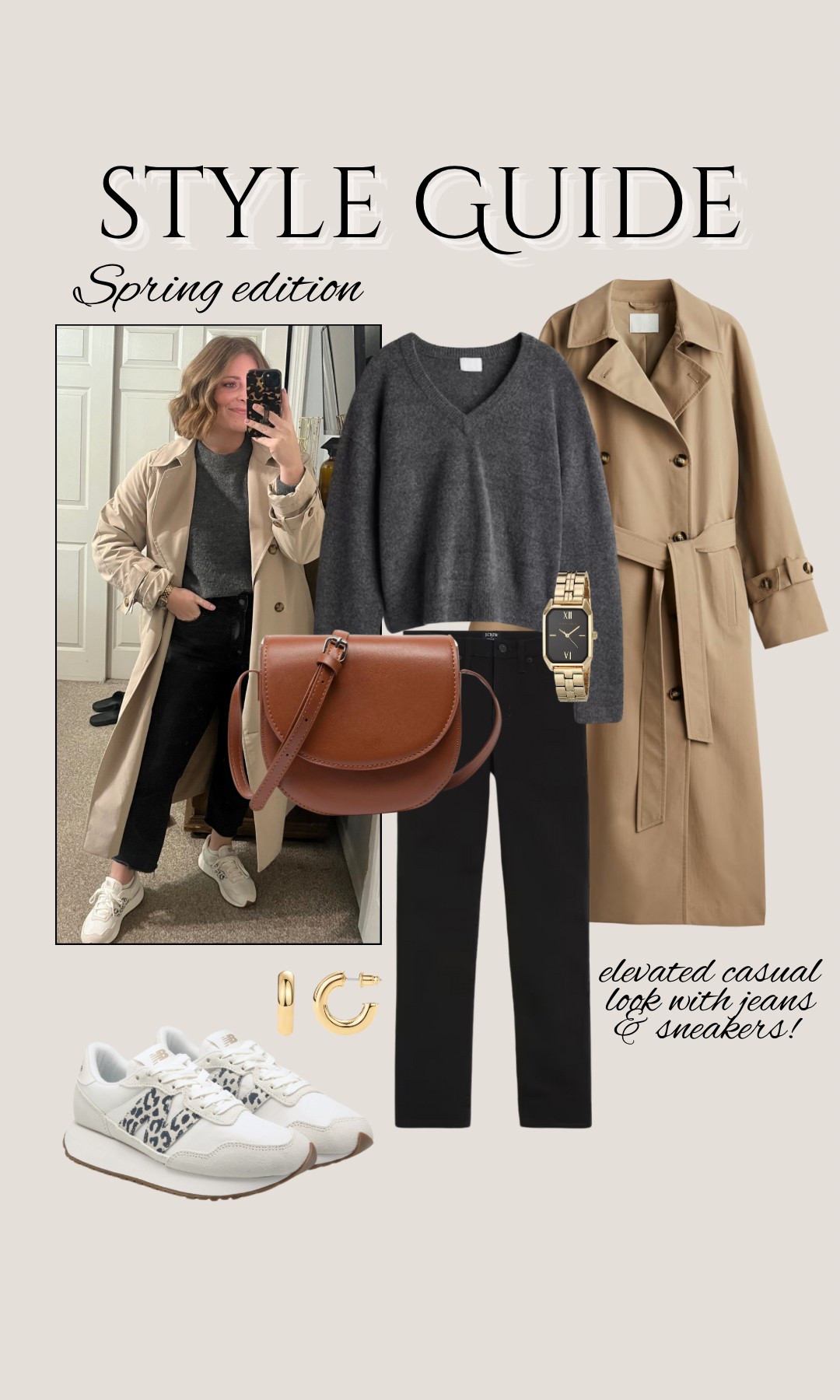 STYLE GUIDE// Spring edition—elevated casual style with jeans & sneakers. 

#LTKSeasonal #LTKMidsize #LTKStyleTip