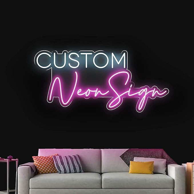 LC Custom Neon Signs for Bedroom, Wedding Party, Personalized Dimmable Neon Sign for Wall Art, Bi... | Amazon (US)