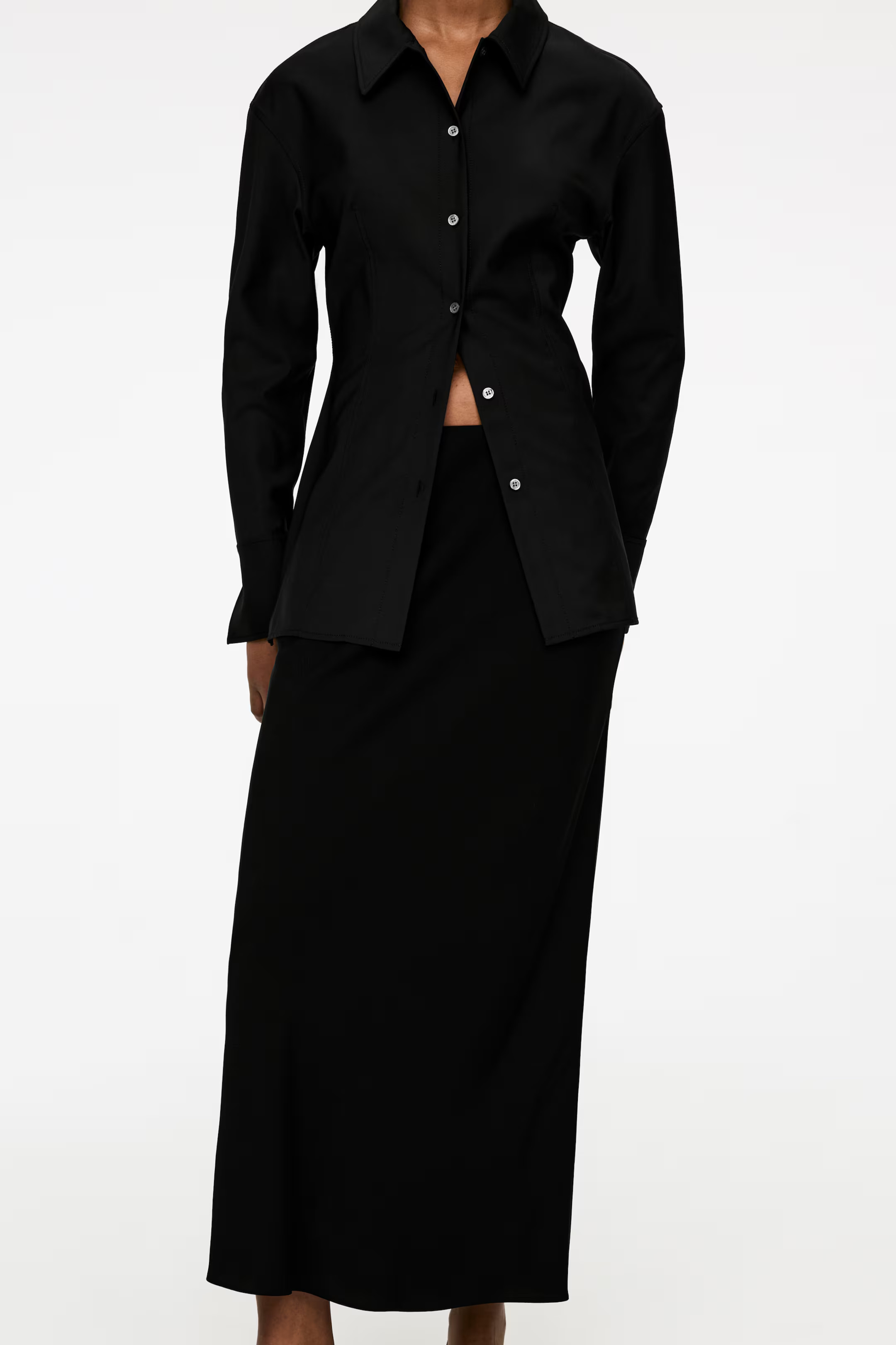 Gedrapeerde maxirok | H&M (DE, AT, CH, NL, FI)