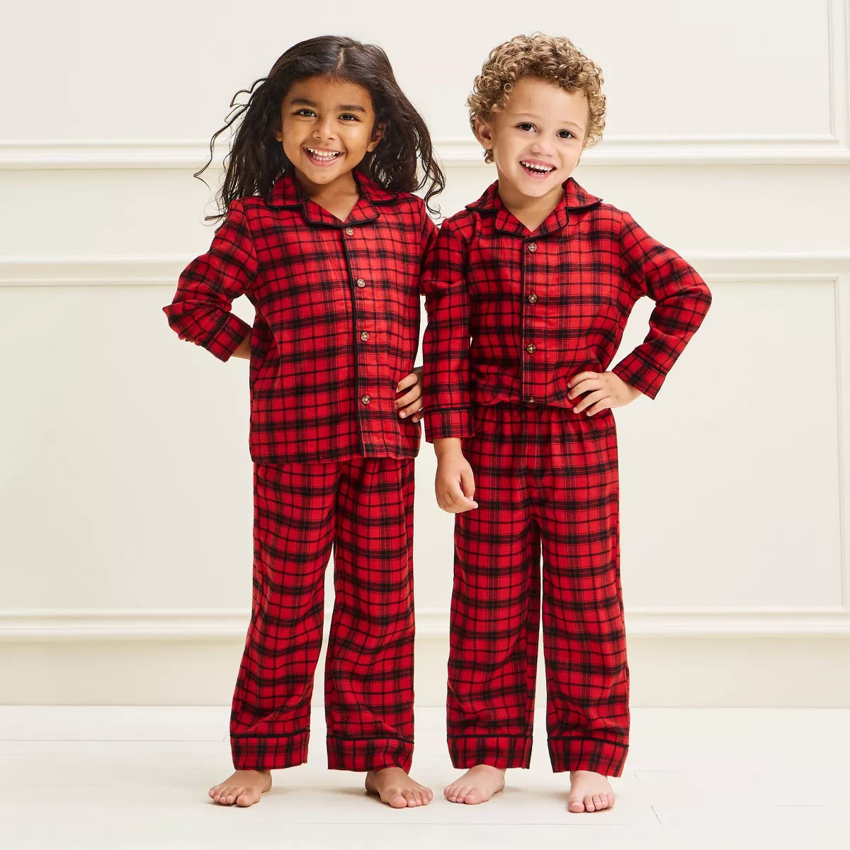 Toddler Holiday Plaid Flannel Matching Family Pajama Set 2pc - Wondershop\u2122\u200b\u200b\u200b... | Target