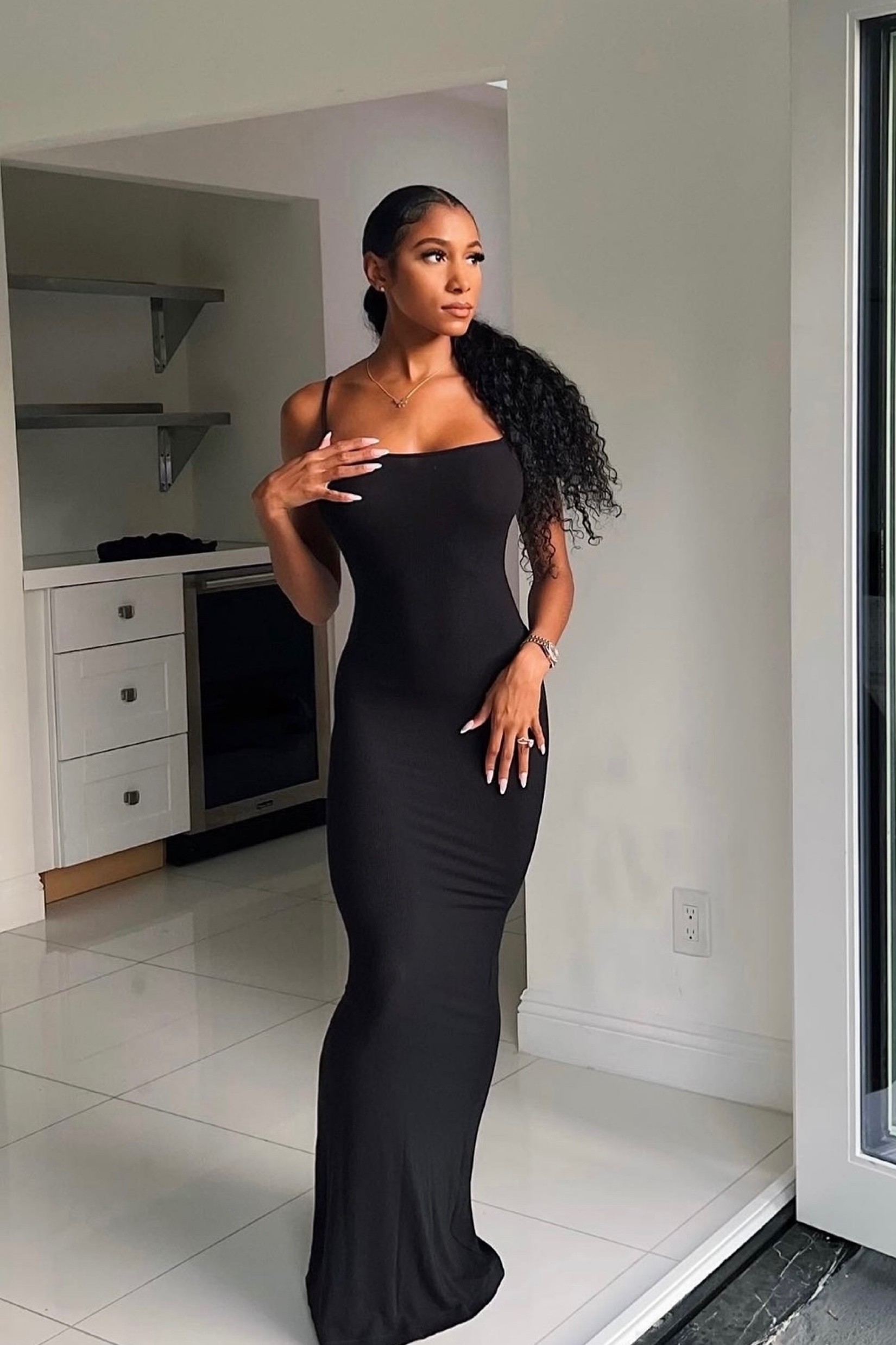 Wearing the Skims Soft Lounge Slip Dress 🖤 black dress, maxi dress, summer dress, summer dresses, casual outfit 


#LTKFind