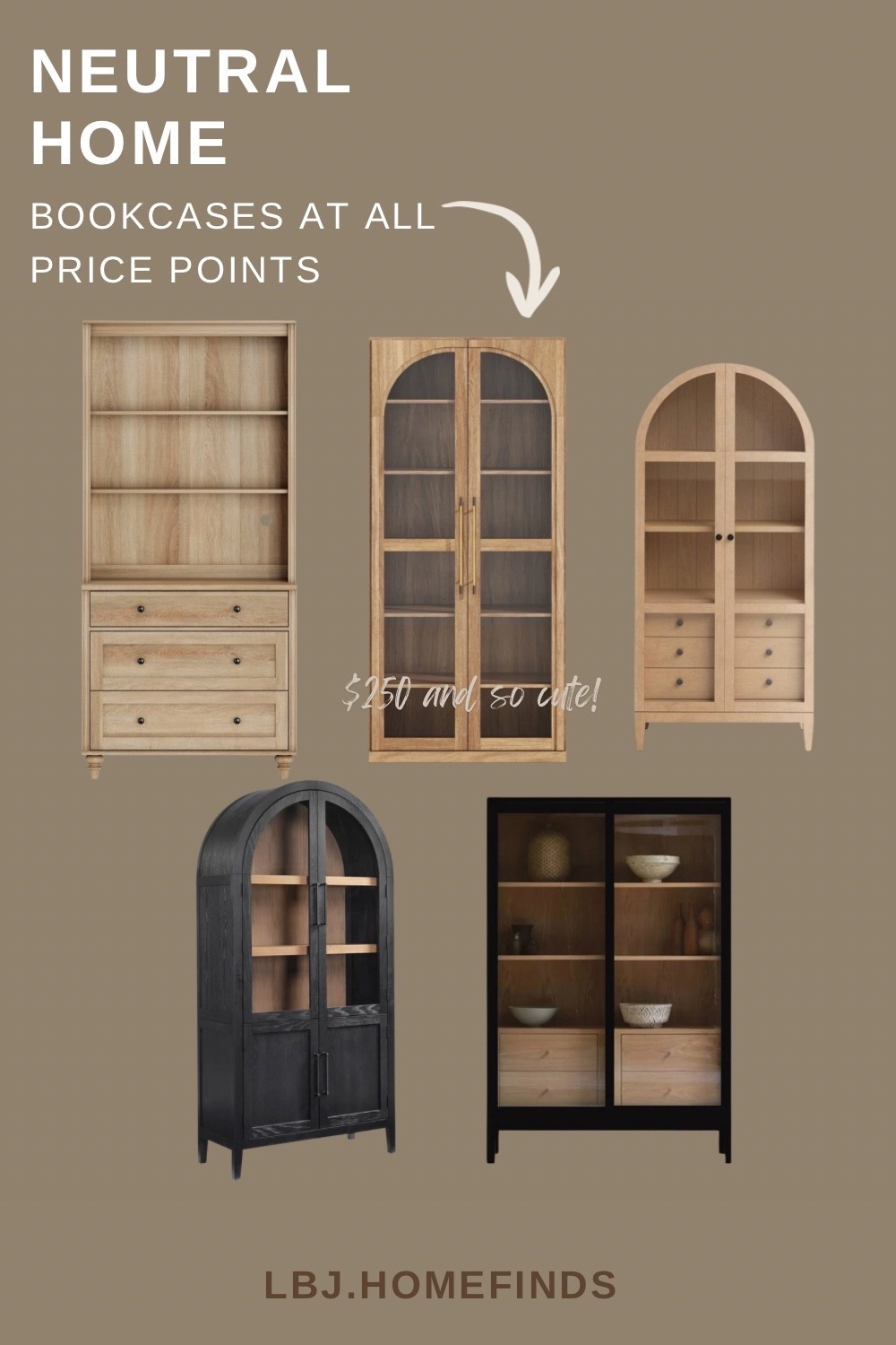 Neutral home lovers 🤎 These bookcases give that high-end, designer look without the luxury price tag. Perfect for modern, organic, and cozy interiors — and yes, there’s a budget-friendly option too. Tap to shop my favorite neutral shelving finds ✨

#LTKHome #LTKdayinmylife #LTKSaleAlert