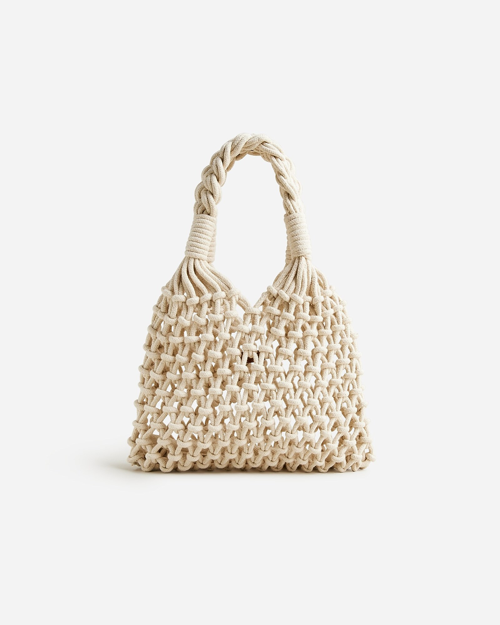 Small Cadiz hand-knotted rope tote | J. Crew US