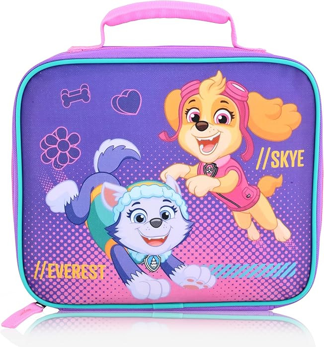 Fast Forward Paw Patrol Skye Lunch Box for Kids | Insulated Lunch Bag Lunch Box for Girls, Boys, ... | Amazon (US)