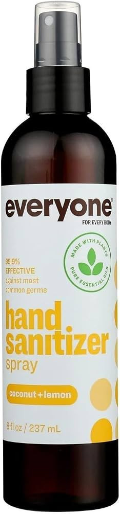 Everyone Coconut & Lemon Hand Sanitizer Spray, 8 FZ | Amazon (US)