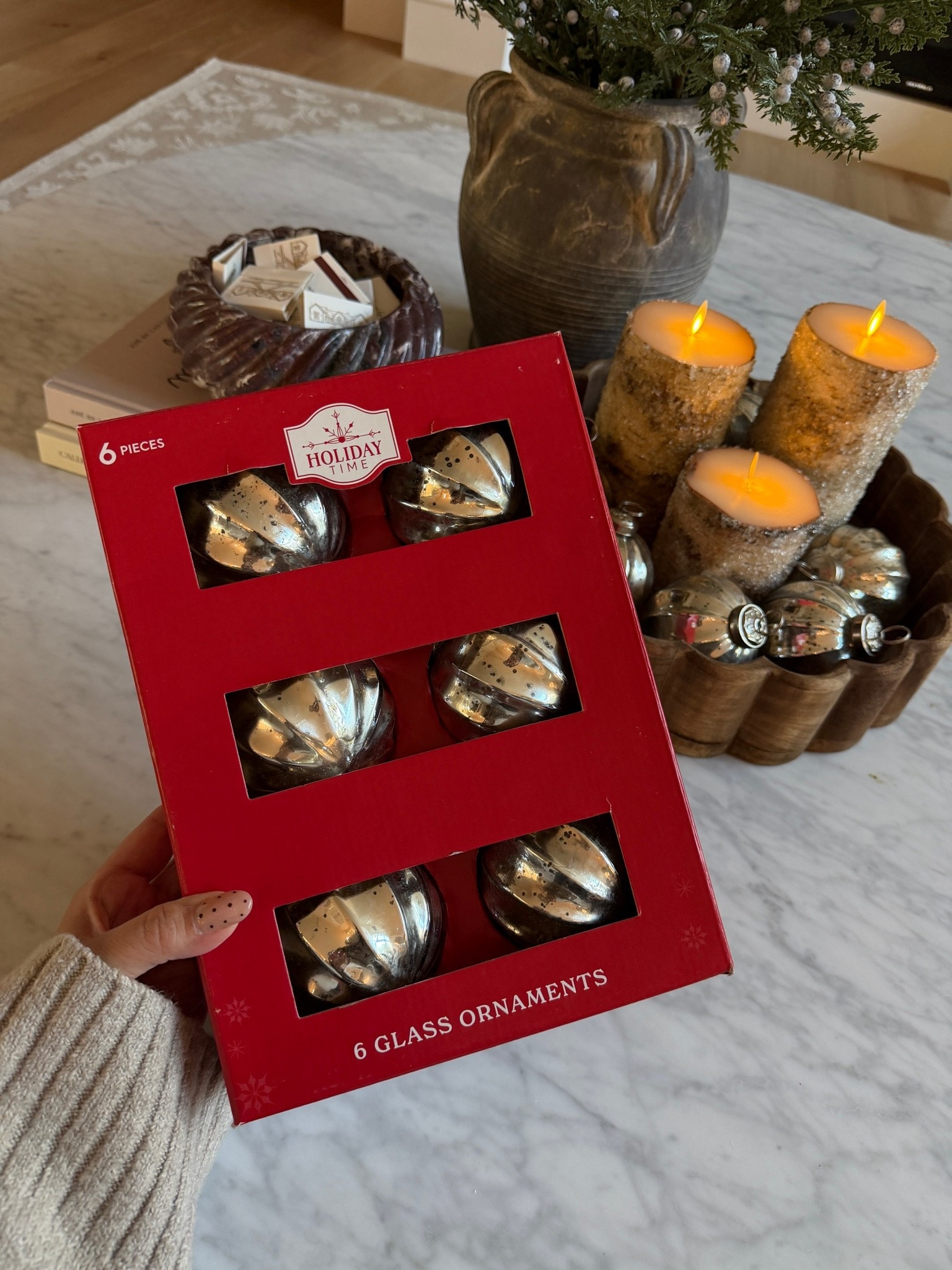The prettiest mercury ornaments and under $20 🤌🏼

#LTKHome #LTKSeasonal