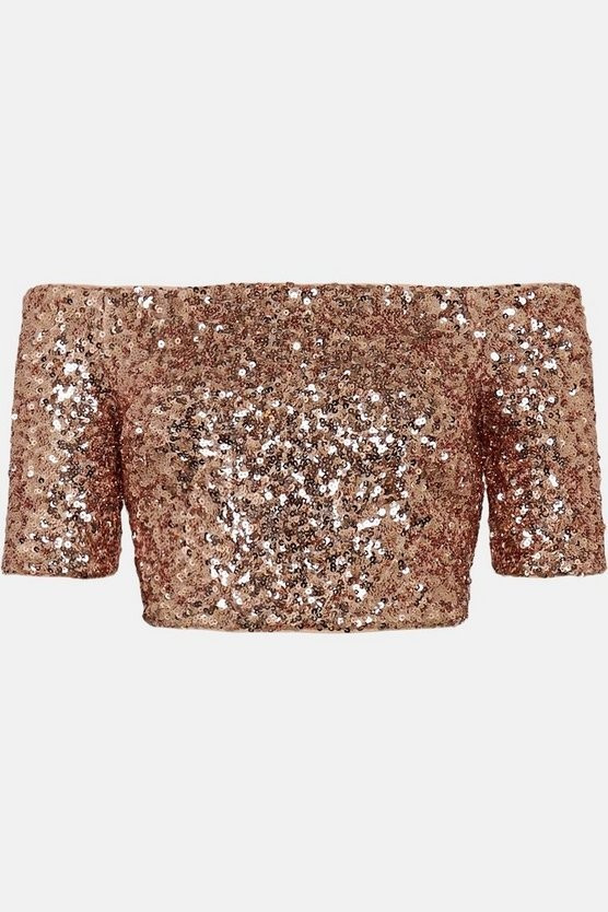 Sequin Bardot Top | Coast (UK)
