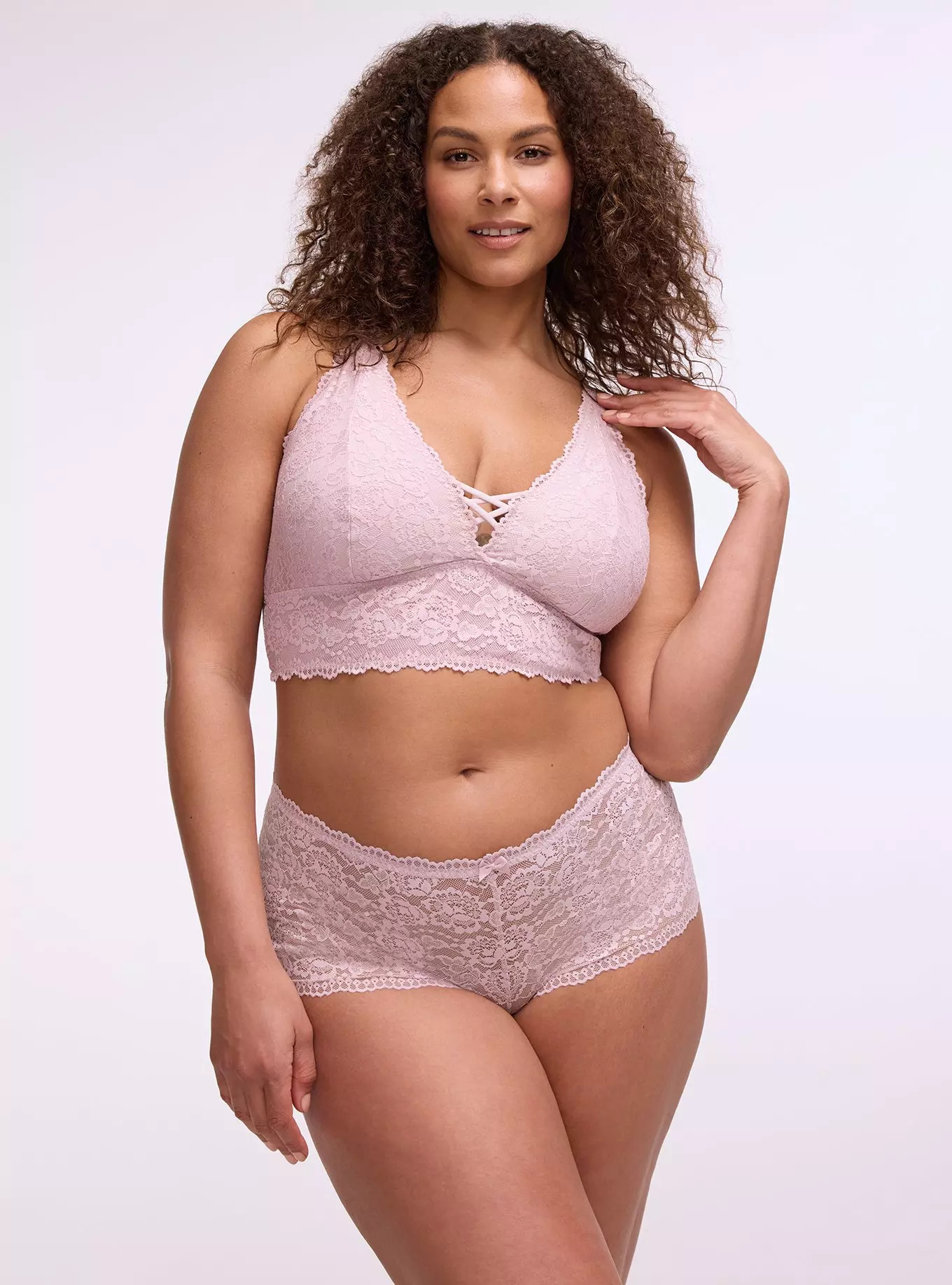 Simply Lace Mid-Rise Cheeky Panty | Torrid (US & Canada)