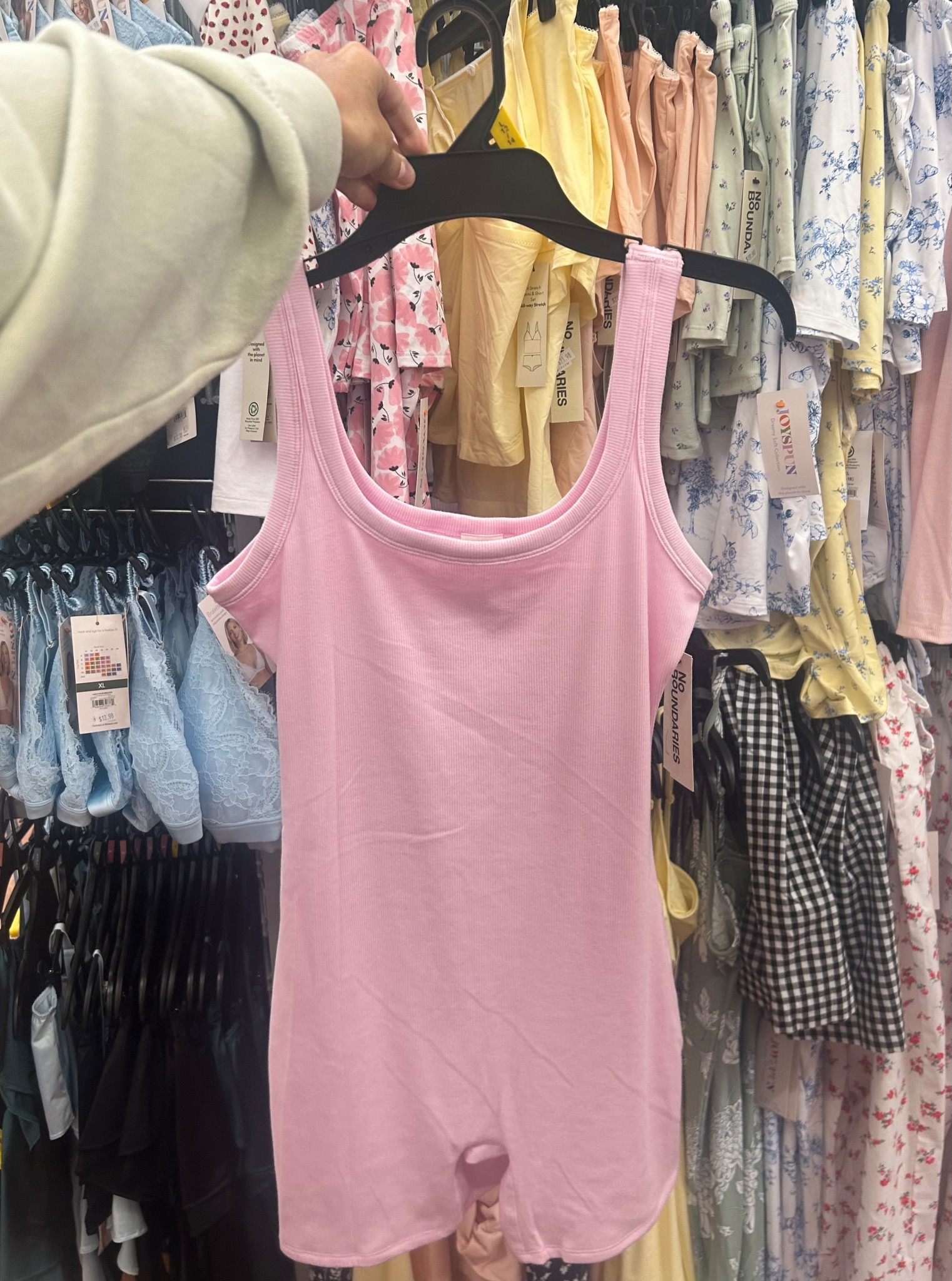No boundaries cotton ribbed biker shorts one piece and the material is so good! #walmart 

#LTKPetite #LTKActive #LTKootd