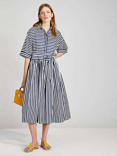 julia stripe bungalow midi dress | Kate Spade New York | Kate Spade (US)