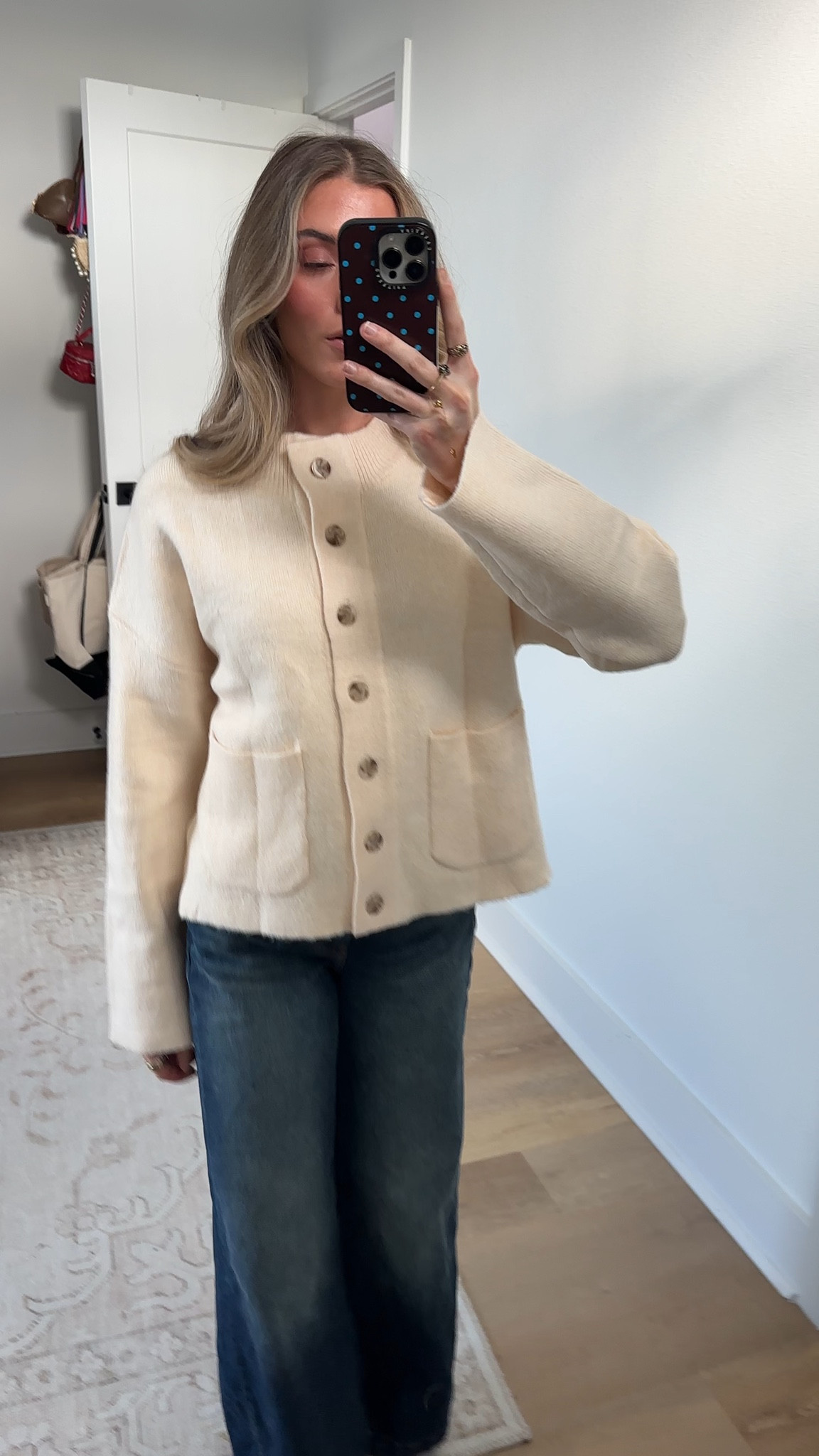 Amazon size small Cicy Bell Womens Chunky Knit Cardigan Sweaters Button Down Mock Neck Open Front Jacket Winter Casual Outerwear with Pockets

#LTKootd #LTKSaleAlert #LTKWorkwear