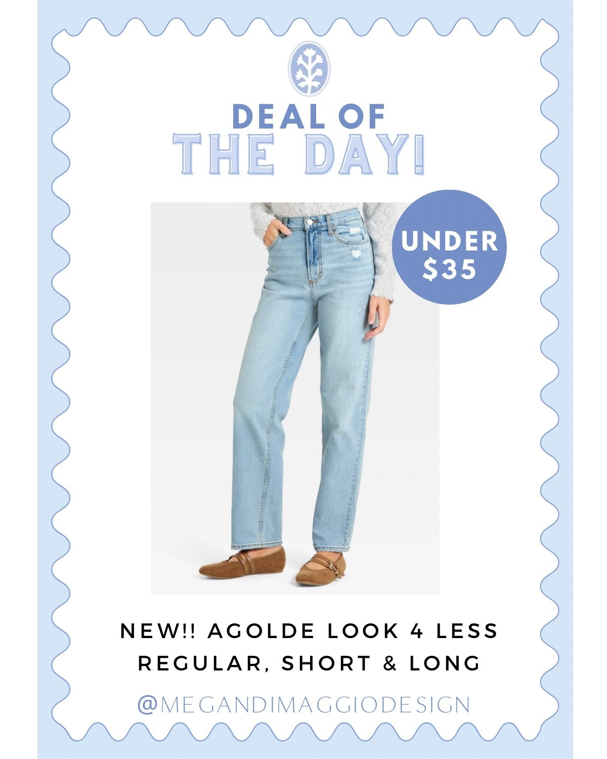 Wow!! New Agolde look for less jeans!!! I just ordered because the price is soo good & it’s available in 3 lengths and multiple washes!

#LTKPetite #LTKFindsUnder50 #LTKSaleAlert