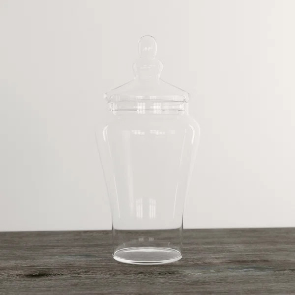 Clear 18.11" Glass Apothecary Jar | Wayfair North America