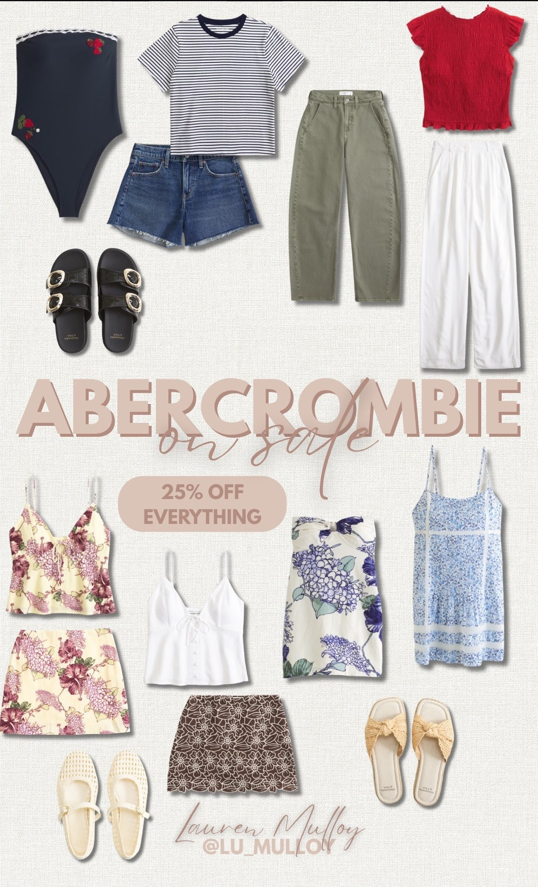 25% off spring sale over at Abercrombie!!! Some GOOOD new arrivals!!! 

#LTKSpringSale #LTKOver40 #LTKootd