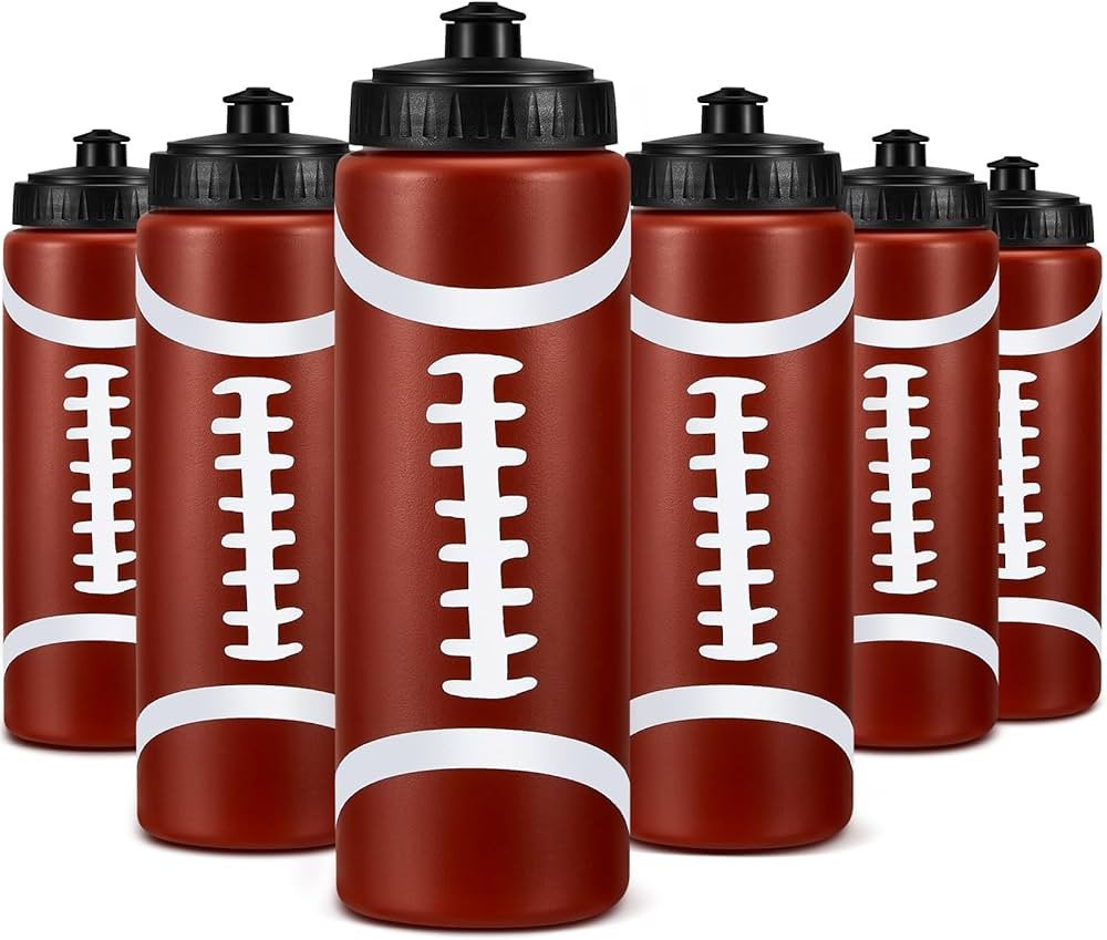 Yaomiao Football Water Bottle 20 oz Football Accessories Water Bottle Reusable BPA-Free Squeeze W... | Amazon (US)