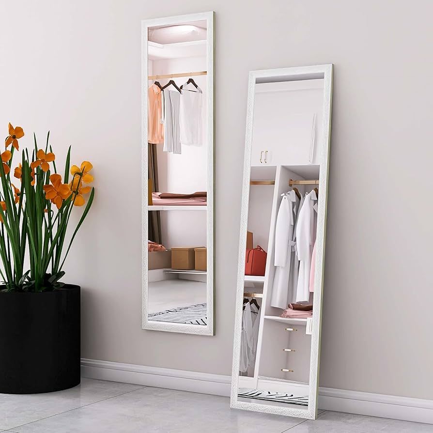 Beauty4U Full Length Mirror Wall Mirror Full Body Dressing Mirror Wall Mounted Hanging for Dorm H... | Amazon (US)