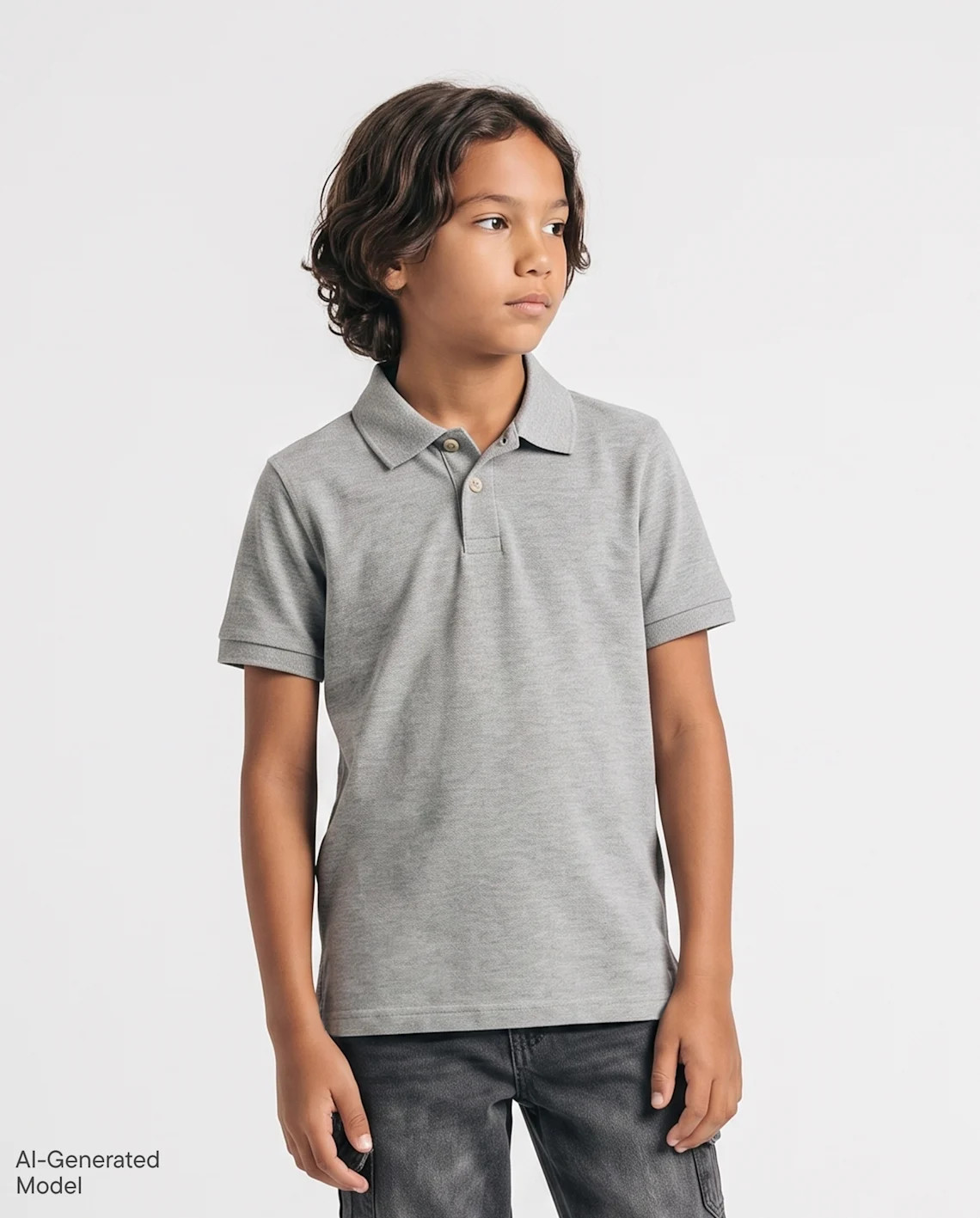 Boys Uniform Soft Pique Polo - gray | The Children's Place