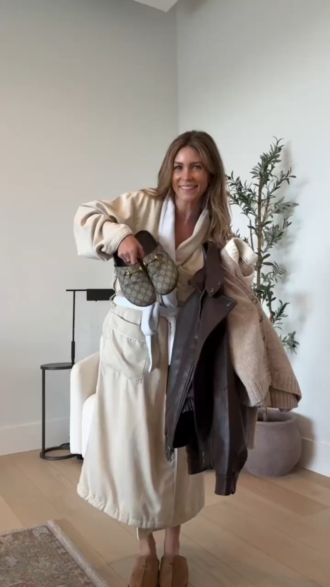 Winter outfit ❄️ 
Casual Outfit Inspo! 
Abercrombie jeans size 25 
Abercrombie sweater size small 
Jacket size small 

🔍: casual outfit, winter outfit, Abercrombie jeans, sweater shirt, Gucci loafers, faux leather bomber jacket, Amazon robe, target bag, petite style, cardigan 

#LTKStyleTip #LTKShoeCrush

Comment SHOP below to receive a DM with the link to this post on my LTK ⬇ https://liketk.it/5394B #ltkover40

#LTKootd #LTKHoliday #LTKSeasonal