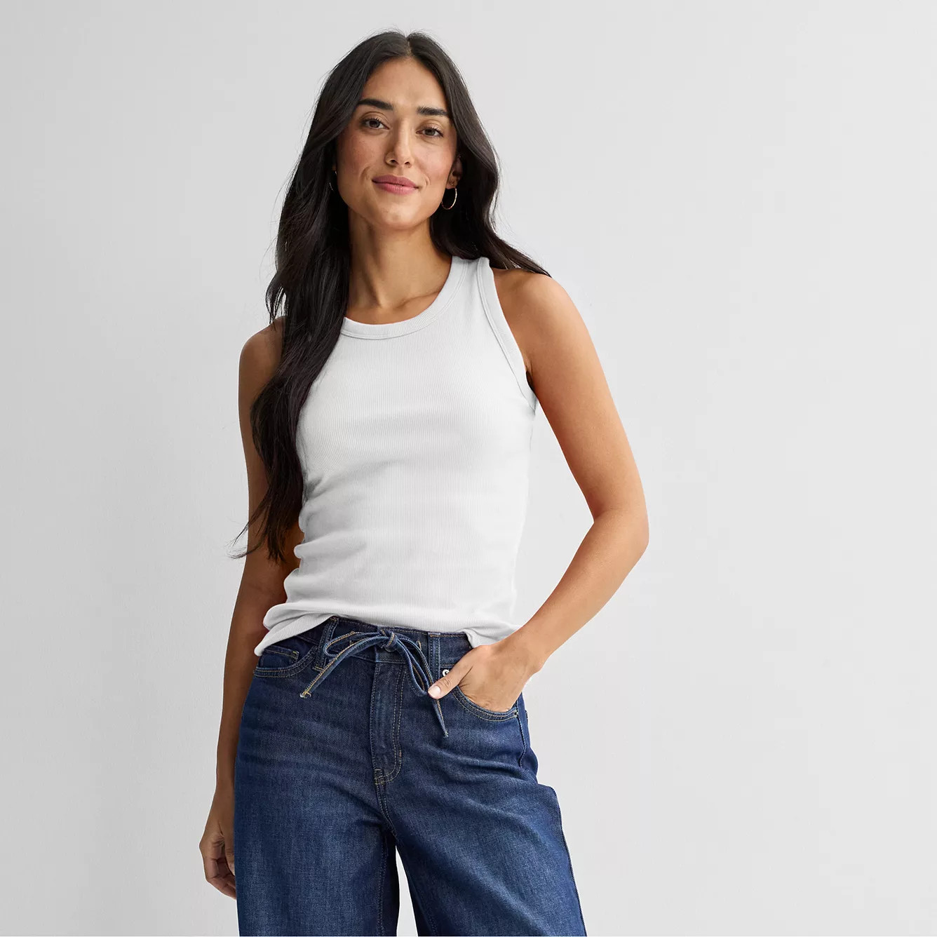 Women's Sonoma Goods For Life\u00ae High Neck Layering Tank Top | Kohl's
