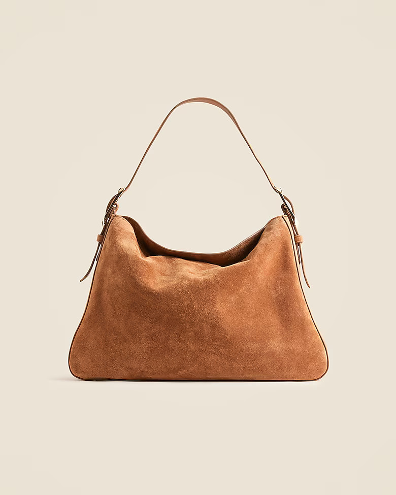 Berkeley shoulder bag in suede | J. Crew US