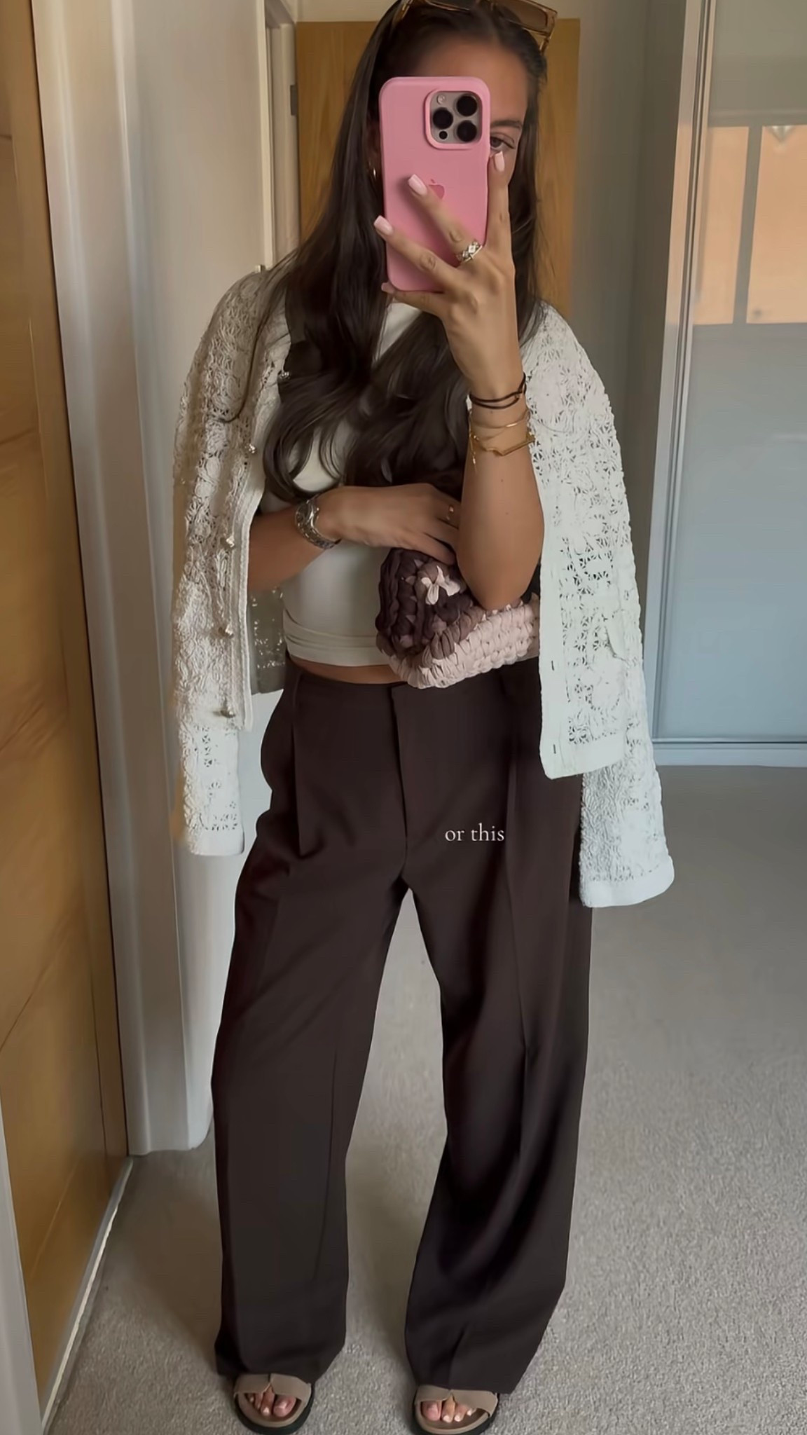 Outfit - spring outfit - brown trousers - summer inspo - casual chic 

#LTKuk #LTKstyletip #LTKspring
