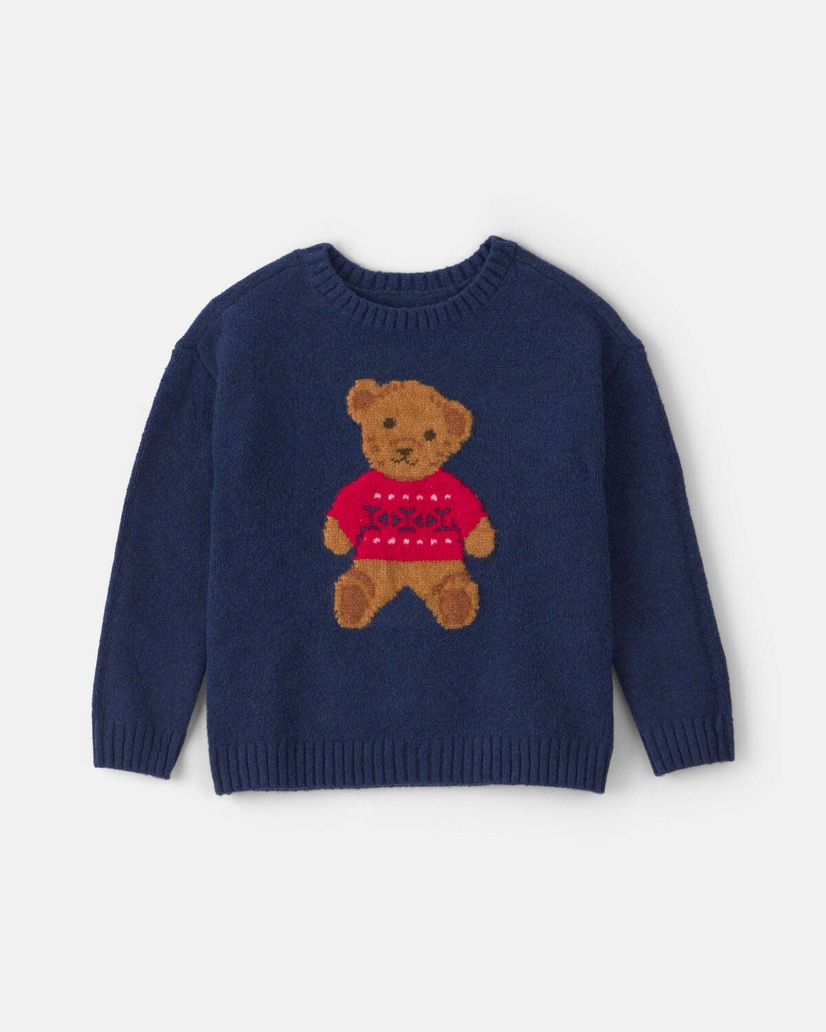 Toddler Boy Bear Sweater - Navy Blue | Carter's Inc