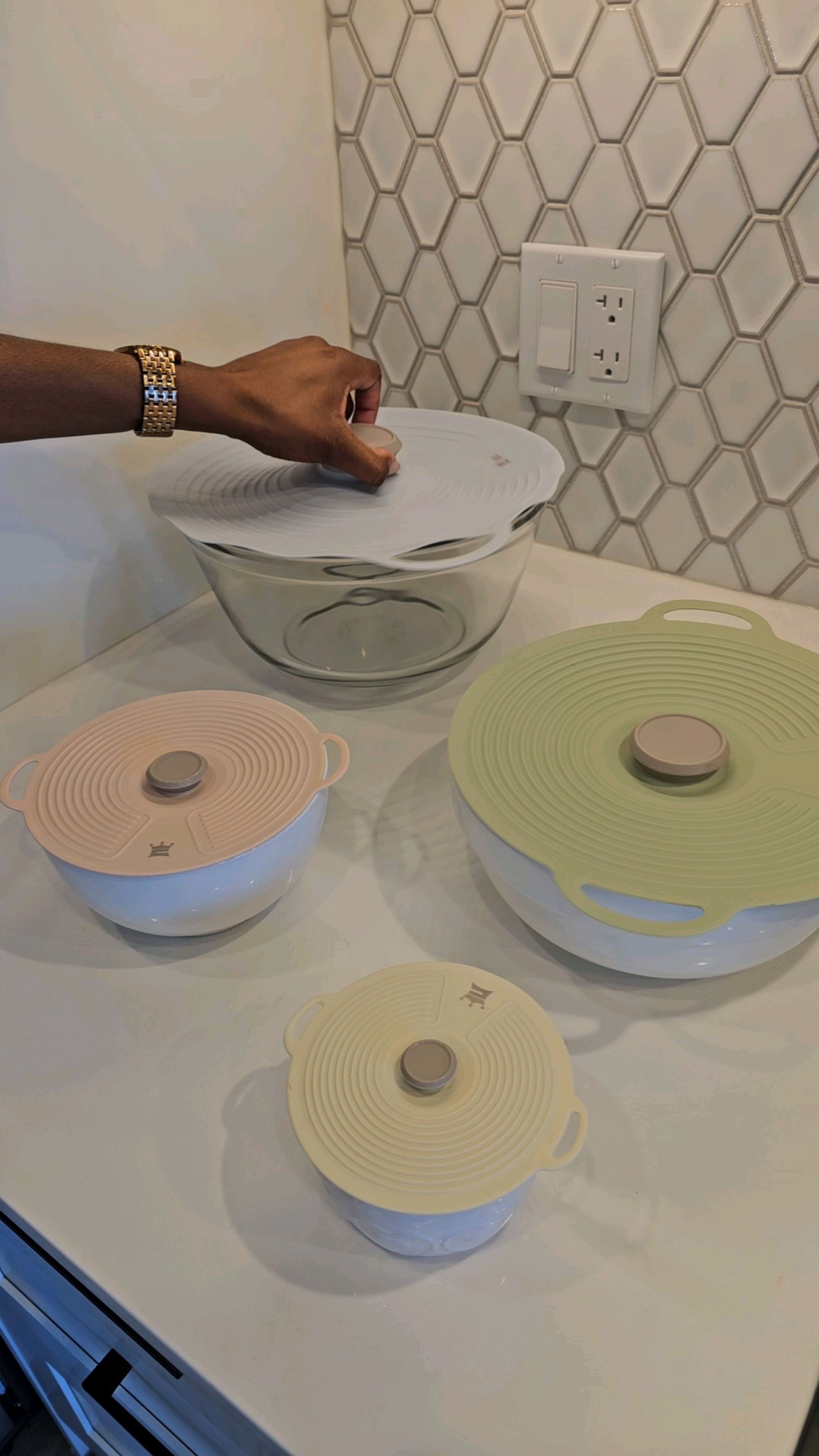 Silicone food covers. Microwave food covers. 

#LTKOver40 #LTKHome #LTKFindsUnder50