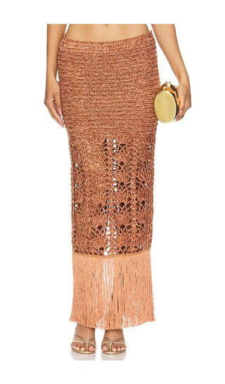retrofete Naida Skirt in Brown. - size M/L | Revolve Clothing (Global)