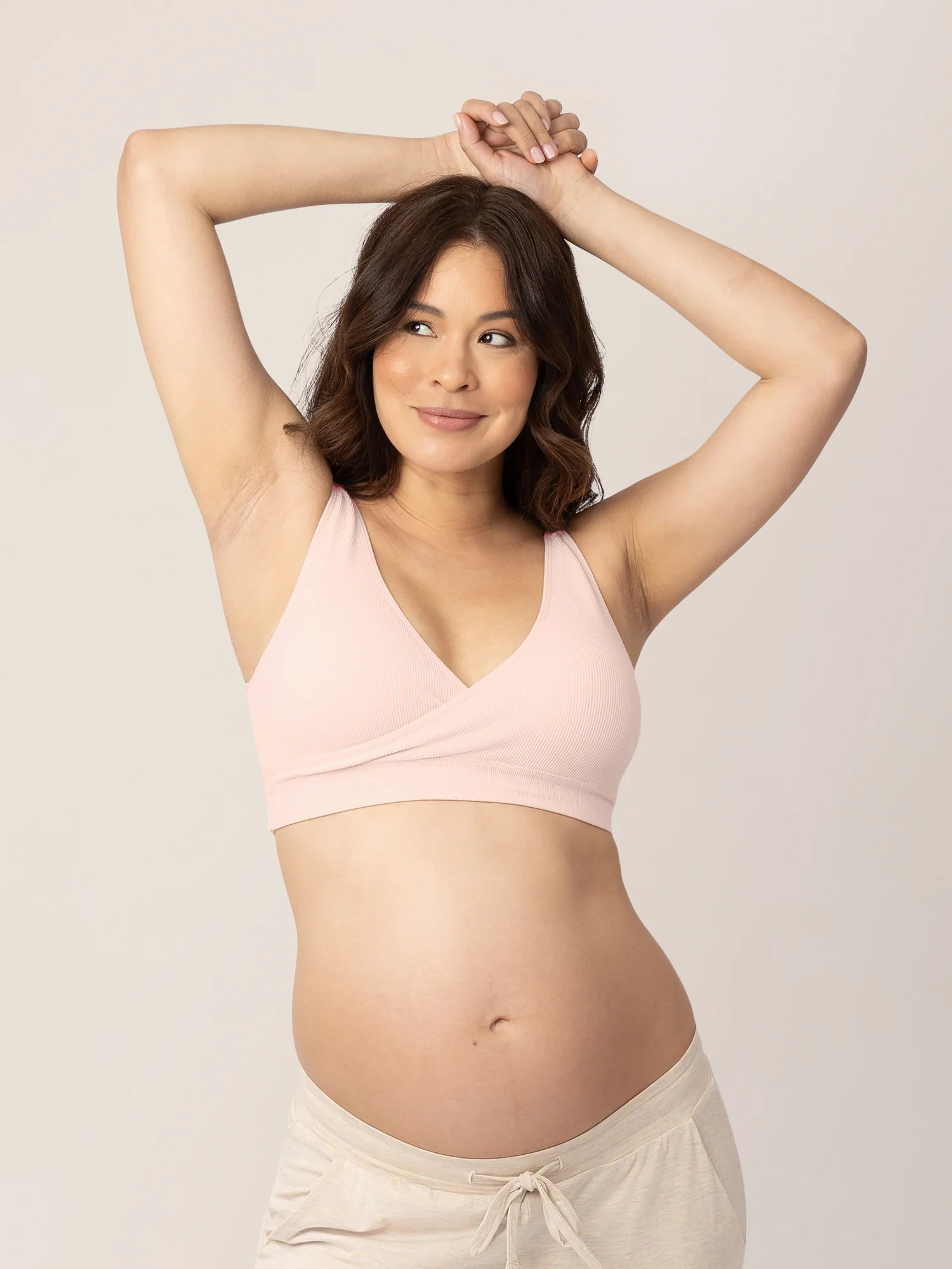 Sublime® Adjustable Crossover Nursing & Lounge Bra | Soft Pink - Kindred Bravely | Kindred Bravely
