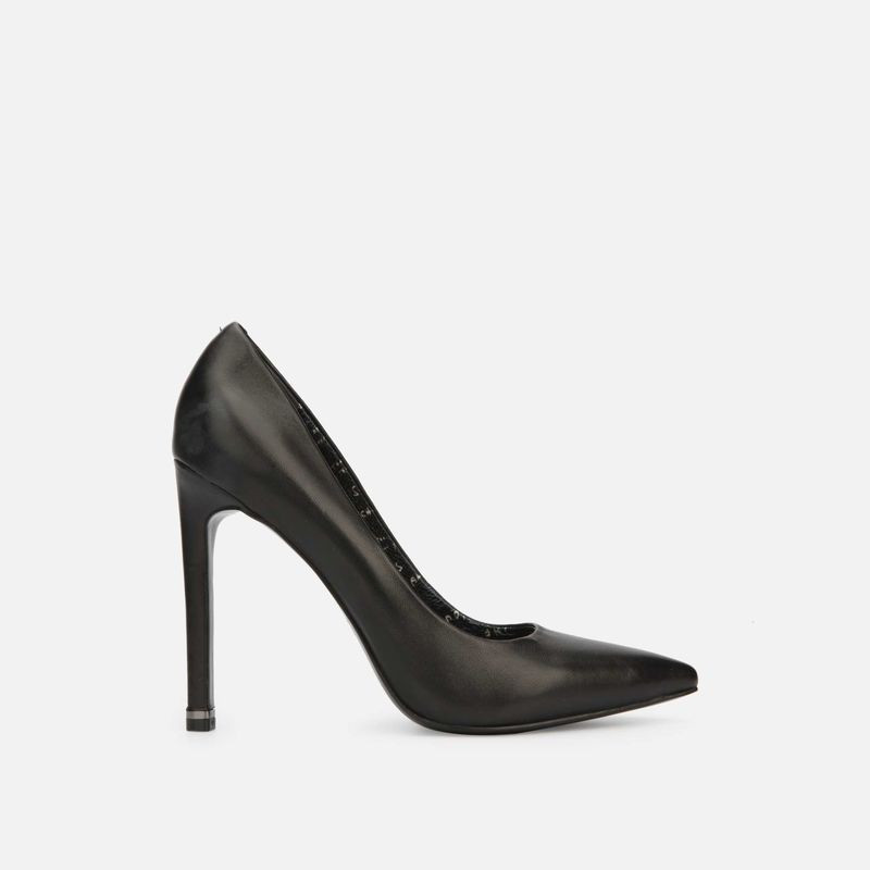 The Riley Signature Black Leather Pump 83 | Kenneth Cole