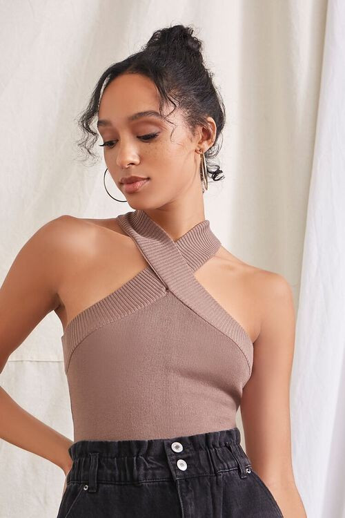 Crisscross Sweater-Knit Bodysuit | Forever 21 (US)