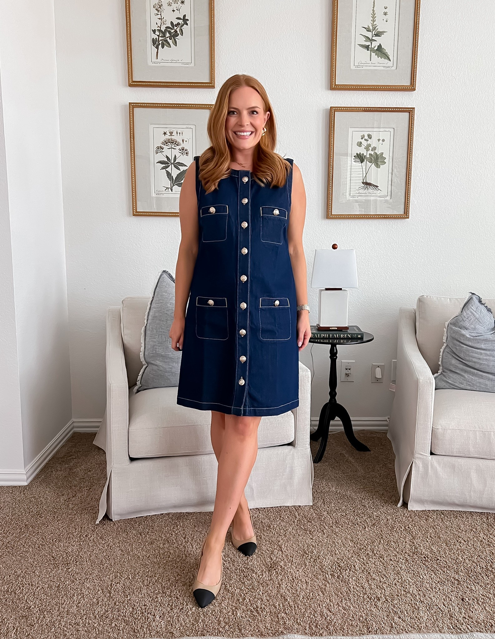 I saw that this Ann Taylor denim dress is on sale for under $100! A lot of the regular sizes are sold out — but I noticed it’s fully stocked in petite and it’s pretty long so I think the petite could work for some of you!

#LTKSaleAlert #LTKSeasonal #LTKSummerEdit