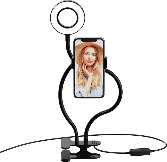 ONAIR Halo Flex Duo - 3.5’’ Ring Light with Two Flexible Arms & Cell Phone Holder | Nordstrom Rack