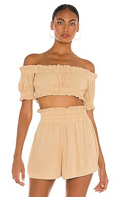 Lovers and Friends Innika Top in Nude from Revolve.com | Revolve Clothing (Global)