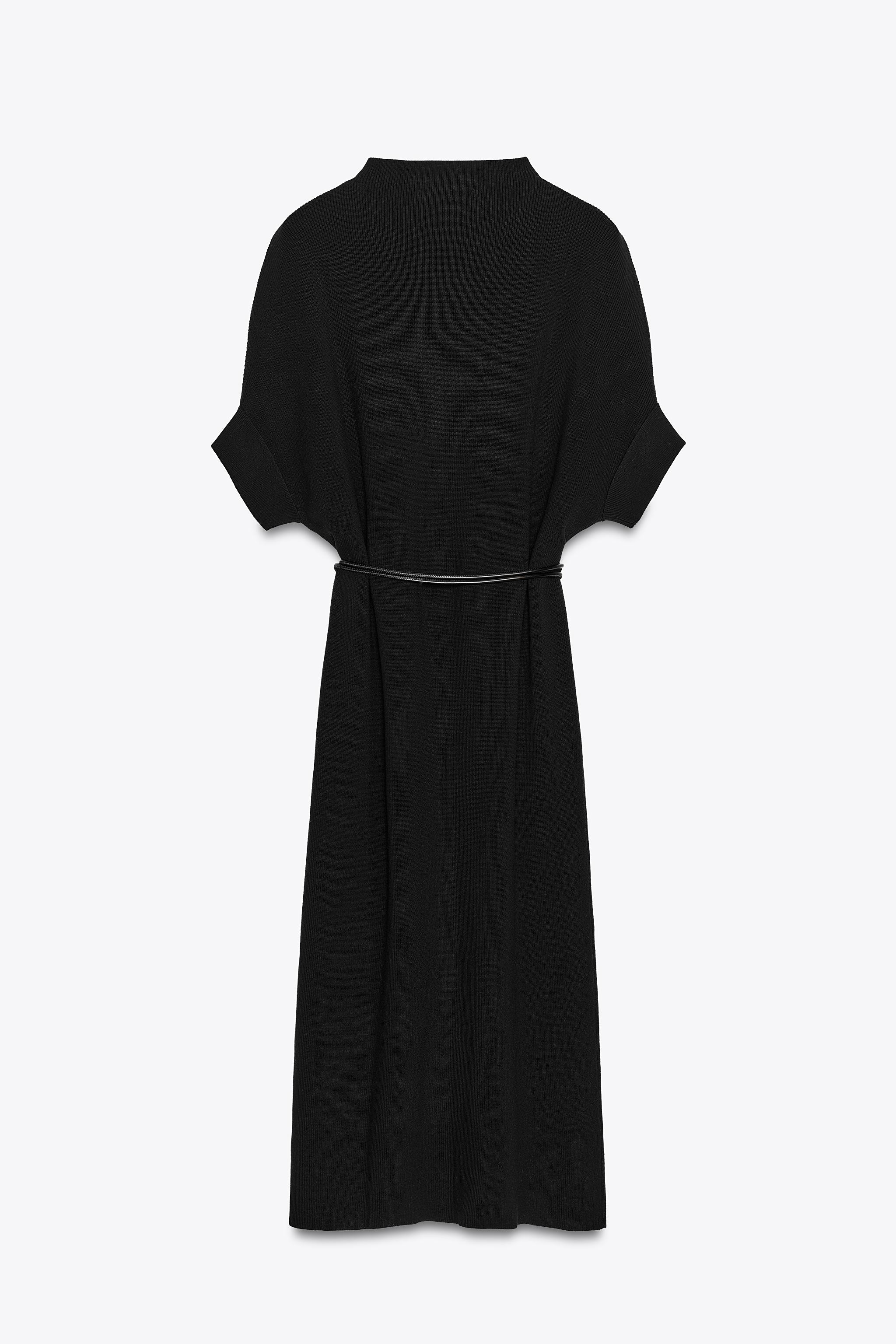 KNIT BELTED DRESS | Zara US